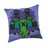 Poduszka dziecięca 40x40 Minecraft Moby przychodzą po ciebie violetinė JF24