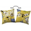 Poduszka dziecięca 40x40 Minionki Banany Minions 5505 geltona mėlyna dziecięca dekoracyjna