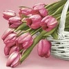 Dekoratyvinės servetėlės „Flower Falling Tulip“ 20 vnt. 33x33 cm