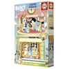 Dėlionė 2 galvosūkių rinkinys Educa Bluey (2 vnt.)