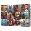 Dėlionė Educa 20219 Fashion Animals 200 Dalys