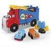 Fisher Price Mattel MEGA BLOKS konstruktorius – sunkvežimis su trasa (JFR29)