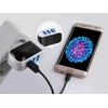 Didelės spartos 5 W 3 x USB greito įkrovimo 3.0 universalus įkroviklis 3.1a