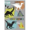 Dinozaurų Rawr A/4 elastinis aplankas