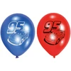 „Disney Cars 95“ balionų rinkinys, 6 dalys, 9 colių (22,8 cm)