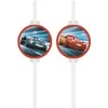 Disney Cars „Pergalė mano“ popierinių šiaudelių rinkinys, 4 dalys FSC
