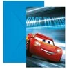 Disney Cars Pergalė Mano vakarėlio kvietimai 6 vnt. FSC