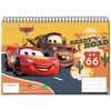Disney Cars Road A/4 spiralinis eskizų sąsiuvinis, 30 lapų