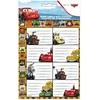 „Disney Cars Road“ užrašinės etiketė su lipdukais, 16 vnt. pakuotėje