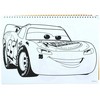 „Disney Cars Vroom“ A/4 spiralinis eskizų sąsiuvinis su 40 puslapių ir lipdukais