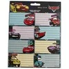 Disney Cars Žaibas užrašų knygelės etiketės, 16 vnt.
