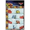 Disney Cars Žaibo užrašinės etiketė su lipdukais - 16 detalių