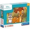 Clementoni CLE Cubi kaladėlės, 12 Disney Classic, 41196
