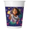 Disney Encanto gėlių plastikiniai puodeliai 8 vnt. po 200 ml