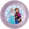 „Disney Frozen“ idiliškos stebuklų mikro, aukščiausios kokybės plastikinių vakarienės lėkščių rinkinys, 4 vnt., 21 cm