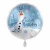 Disney Frozen Olaf Snow folijos balionas su gimtadieniu, 43 cm