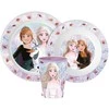„Disney“ „Ledo šalies“ rudens lapų indų rinkinys, iš mikroplastiko, su puodeliu 260 ml