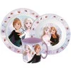 „Disney“ „Ledo šalies“ rudens lapų vakarienės rinkinys, mikroplastiko rinkinys su puodeliu, 390 ml