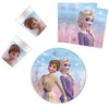 „Disney“ „Ledo šalies“ vakarėlių rinkinys su 36 daiktais ir 23 cm lėkšte