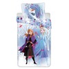 Patalynė bawełniana 140x200 Frozen Anna Elsa Kraina Lodu poszewka 70x90