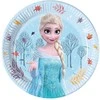 „Disney“ „Ledo šalis“ idiliškos stebuklų popierinės lėkštės, 8 vnt., 20 cm, FSC