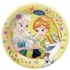 „Disney“ „Ledo šalis“ karštinės popierinių lėkščių rinkinys, 8 vnt., 23 cm