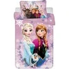 Disney „Ledo šalis“ purpurinė vaikiška patalynė su šerkšnu 100–135 cm, 40–60 cm