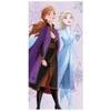 Disney „Ledo šalis“ stebuklingas vonios rankšluostis, paplūdimio rankšluostis 70x137 cm (greitai džiūstantis)