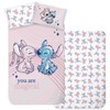 „Disney Lilo and Stitch“ stebuklingas vaikiškas patalynės komplektas 100–135 cm, 40–60 cm