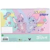 „Disney Lilo and Stitch“ žvaigždžių stiliaus eskizų sąsiuvinis su spirale, A4 formato, 30 lapų
