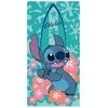 Disney Lilo ir Stitch Aloha-Surfer vonios rankšluostis, paplūdimio rankšluostis 70x140cm (greitai džiūstantis)