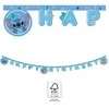 GoDan Stitch &amp;amp Angel Disney Happy Birthday Banner