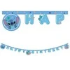 GoDan Stitch &amp;amp Angel Disney Happy Birthday Banner