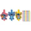 Disney Lilo ir Stitch angelo gimtadienio žvakė, 9 dalių žvakių rinkinys