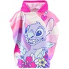 Disney Lilo ir Stitch angelo paplūdimio rankšluostis pončas 55x110 cm (greitai džiūstantis)