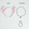 Papuošalų komplektas Stitch Alyvinė 3 Dalys