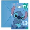 Globos Europe Bv Stitch &amp; Angel invitationer, 6 stk