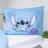 Patalynė bawełniana 140x200 Lilo i Stitch Wave mėlyna poszewka 70x90 JF24
