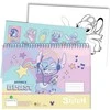 Disney Lilo ir Stitch Blast A/4 spiralinis eskizų sąsiuvinis su lipdukais, 40 puslapių