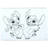 Disney Lilo ir Stitch Blast A/4 spiralinis eskizų sąsiuvinis su lipdukais, 40 puslapių