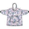 Disney Lilo ir Stitch Chill suaugusiųjų užtraukiama pliušinė polinė antklodė, pončas