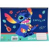 Disney Lilo ir Stitch Chillin' A/4 spiralinė eskizų knyga, 40 lapų su lipdukais