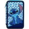 Disney Lilo ir Stitch Happy pieštukų dėklas, užpildytas 3 lygiais