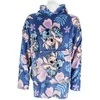 Disney Lilo ir Stitch Hibiscus užtraukiama pliušinė poliarinė antklodė, pončas 3-6 metų vaikams