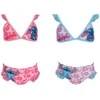 Disney Lilo ir Stitch Hibiscus vaikiškas maudymosi kostiumėlis, bikinis 3-8 metų