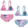 Disney Lilo ir Stitch Hibiscus vaikiškas maudymosi kostiumėlis, bikinis 3-8 metų