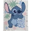 Disney Stitch coral sherpa blanket 130x170cm