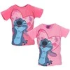 Disney Lilo ir Stitch linksmi vaikiški trumpi marškinėliai, 3-8 metų