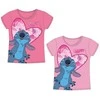 Disney Lilo ir Stitch linksmi vaikiški trumpi marškinėliai, 3-8 metų