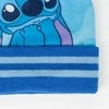 Disney Lilo ir Stitch mėlynas vaikiškas kepurės ir pirštinių rinkinys
